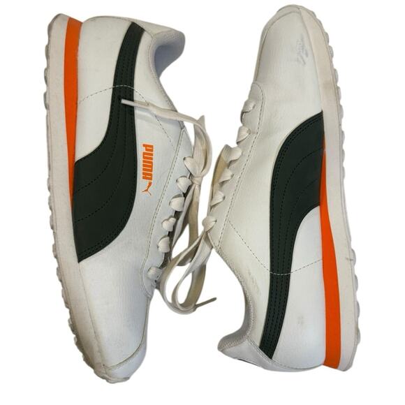 Puma Turin Men’s Sneaker size 10 Puma White Forest Night - Picture 16 of 16